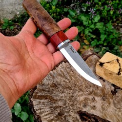 Ozul Knives-13 Kök Ceviz Puukko N690 Scandi 