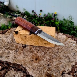 Ozul Knives-14 Bubinga Puukko N690 Scandi 